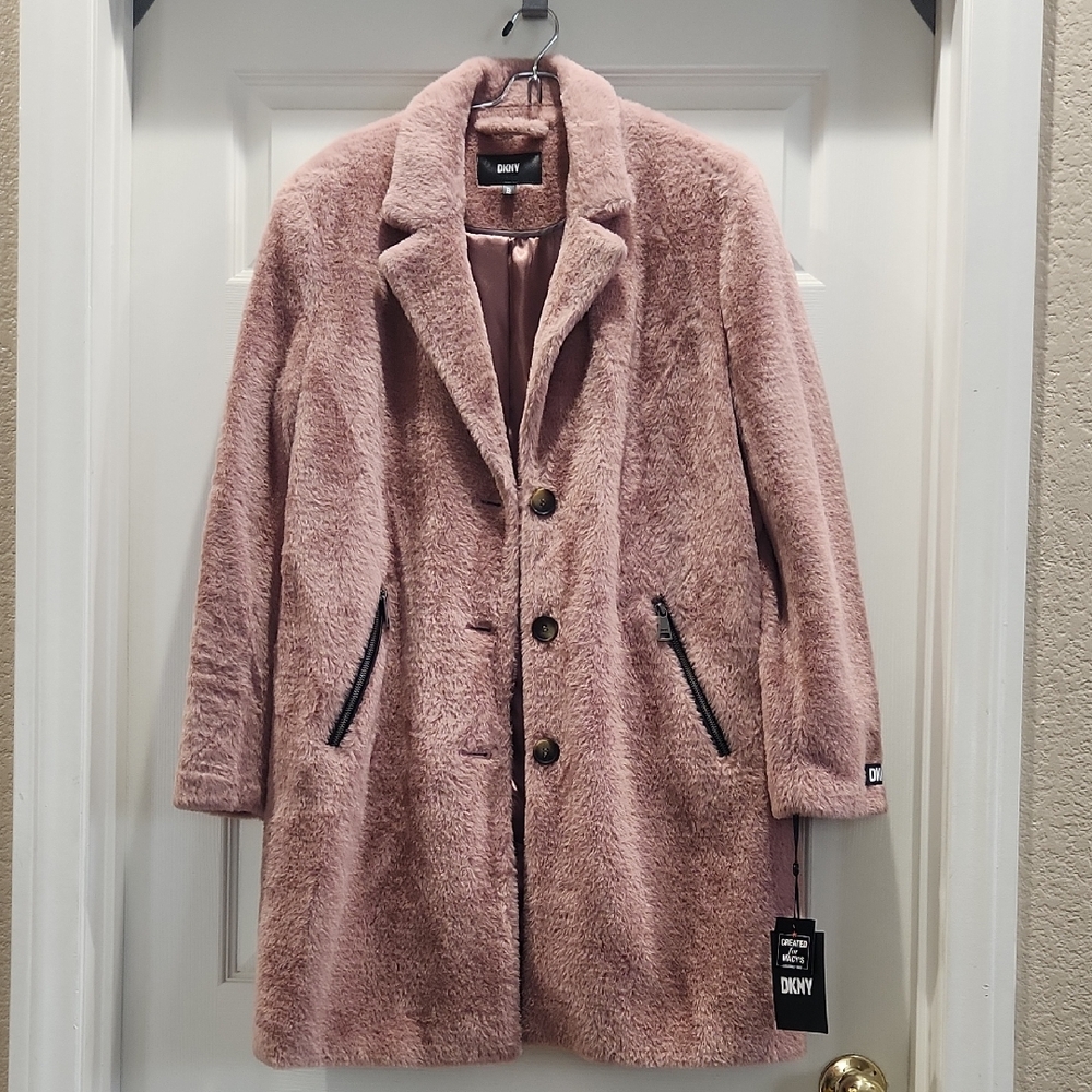 DKNY Women's Blush Teddy Jacket